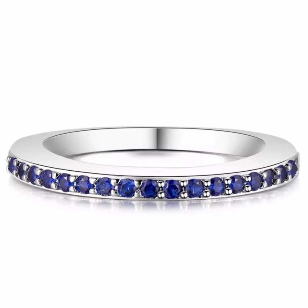 ✨✨Blue Sapphire Lab Band Ring✨✨